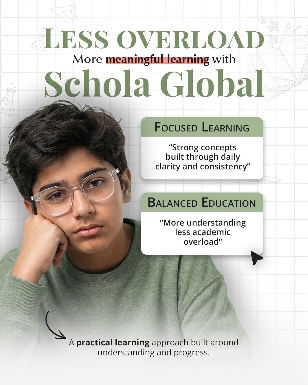 Schola Global campaign creative 1