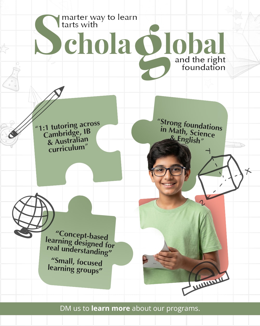 Schola Global campaign creative 2